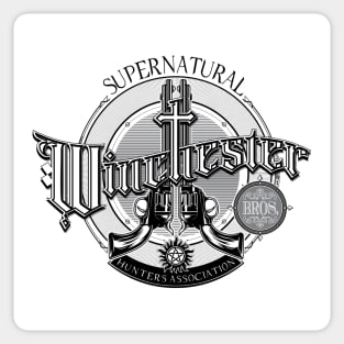 Winchesters Bros. Supernatural Hunters Association Sticker